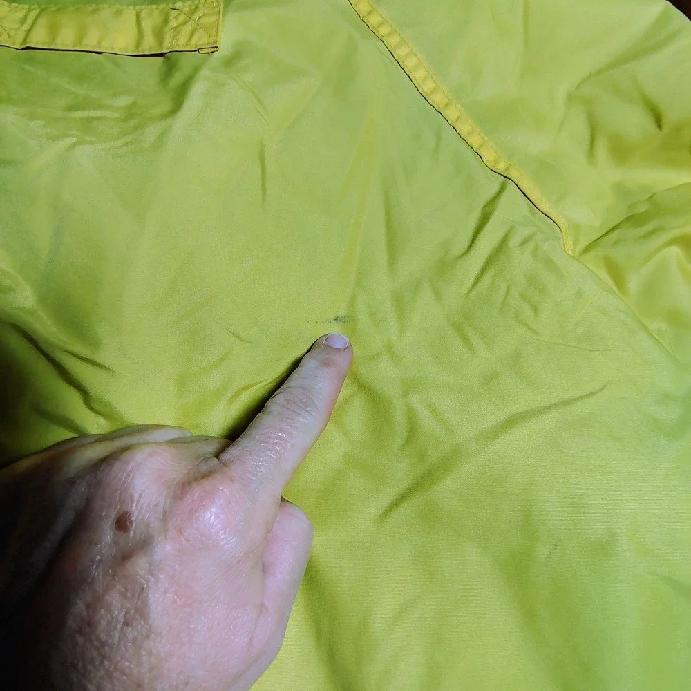 OshKosh B'Gosh Kids Yellow Blue Fleece‎ Lined Zip Up Jacket Coat L